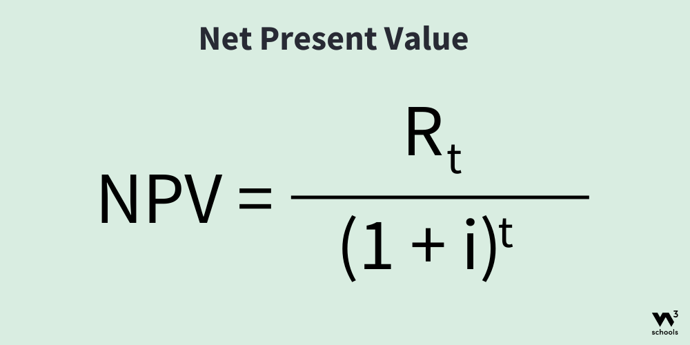 Net Present Value Formula